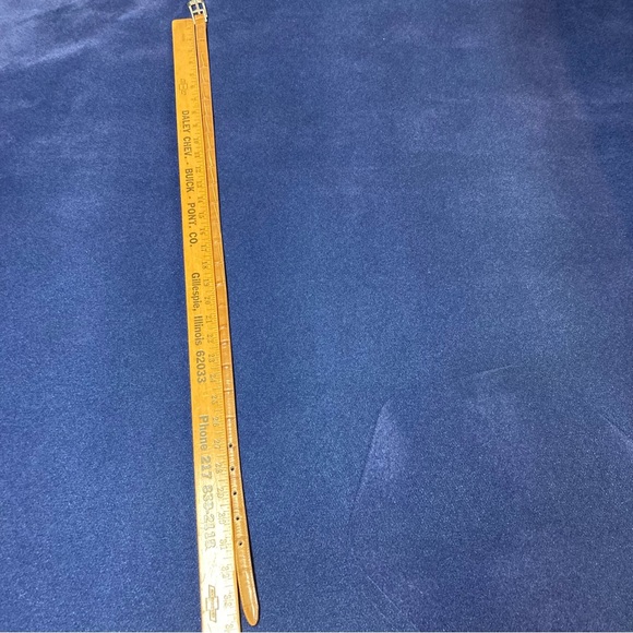 Brighton Brown Leather Belt with Silver Buckle - Picture 10 of 11